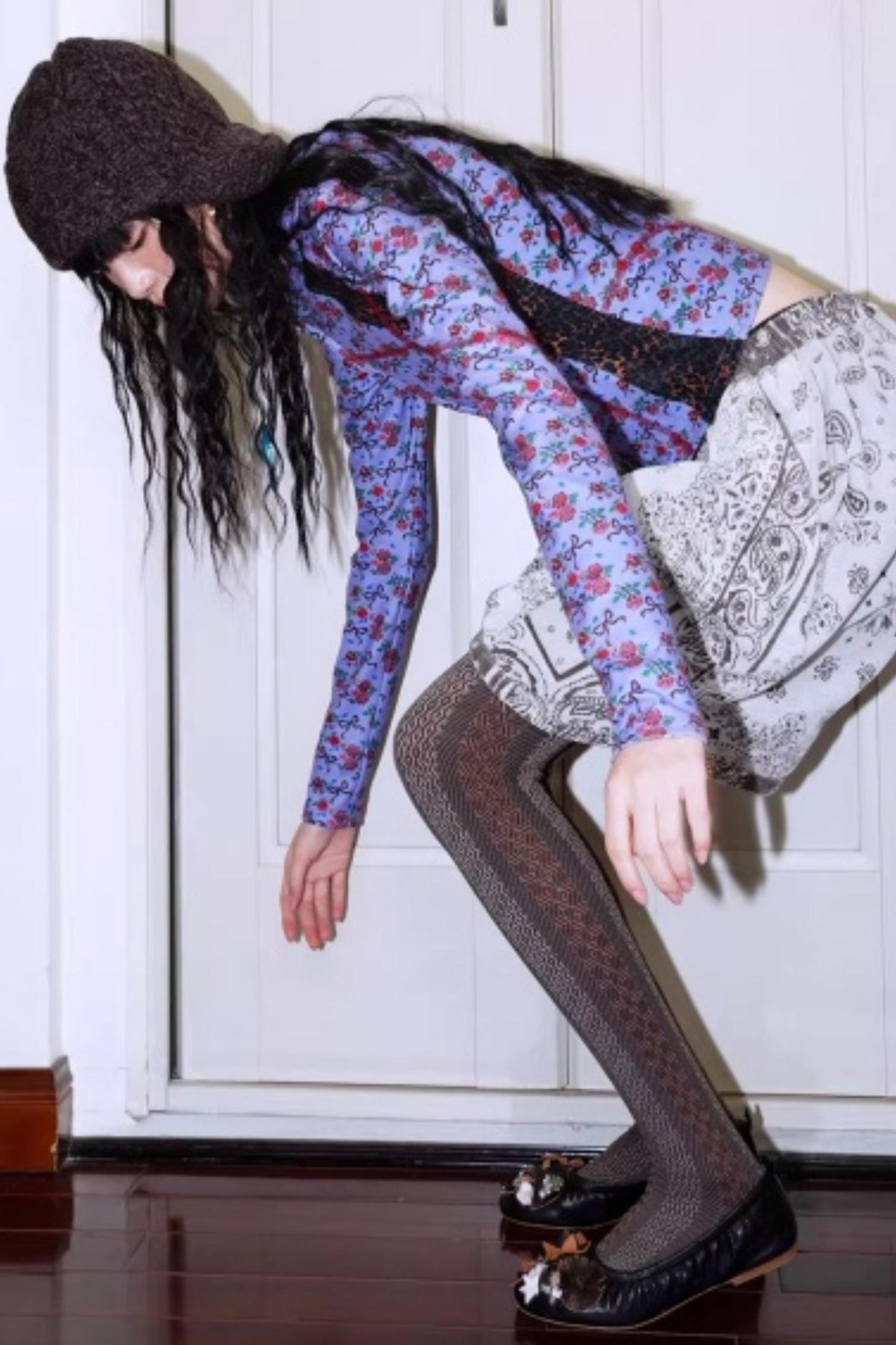 Vintage Leopard Velvet T-Shirt