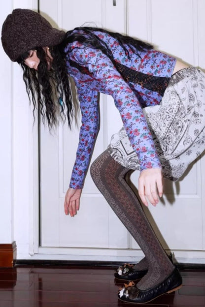 Vintage Leopard Velvet T-Shirt