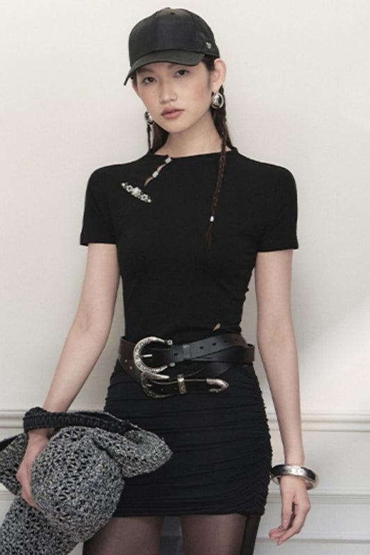 Black Slim Fit T-Shirt