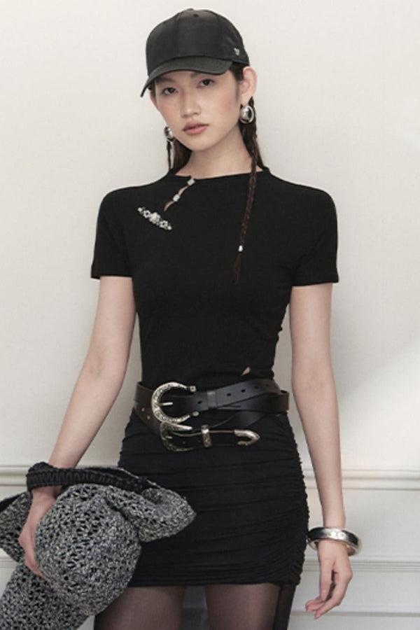 Black Slim Fit T-Shirt