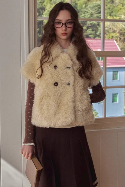 Retro Eco-Friendly Fur Jacket