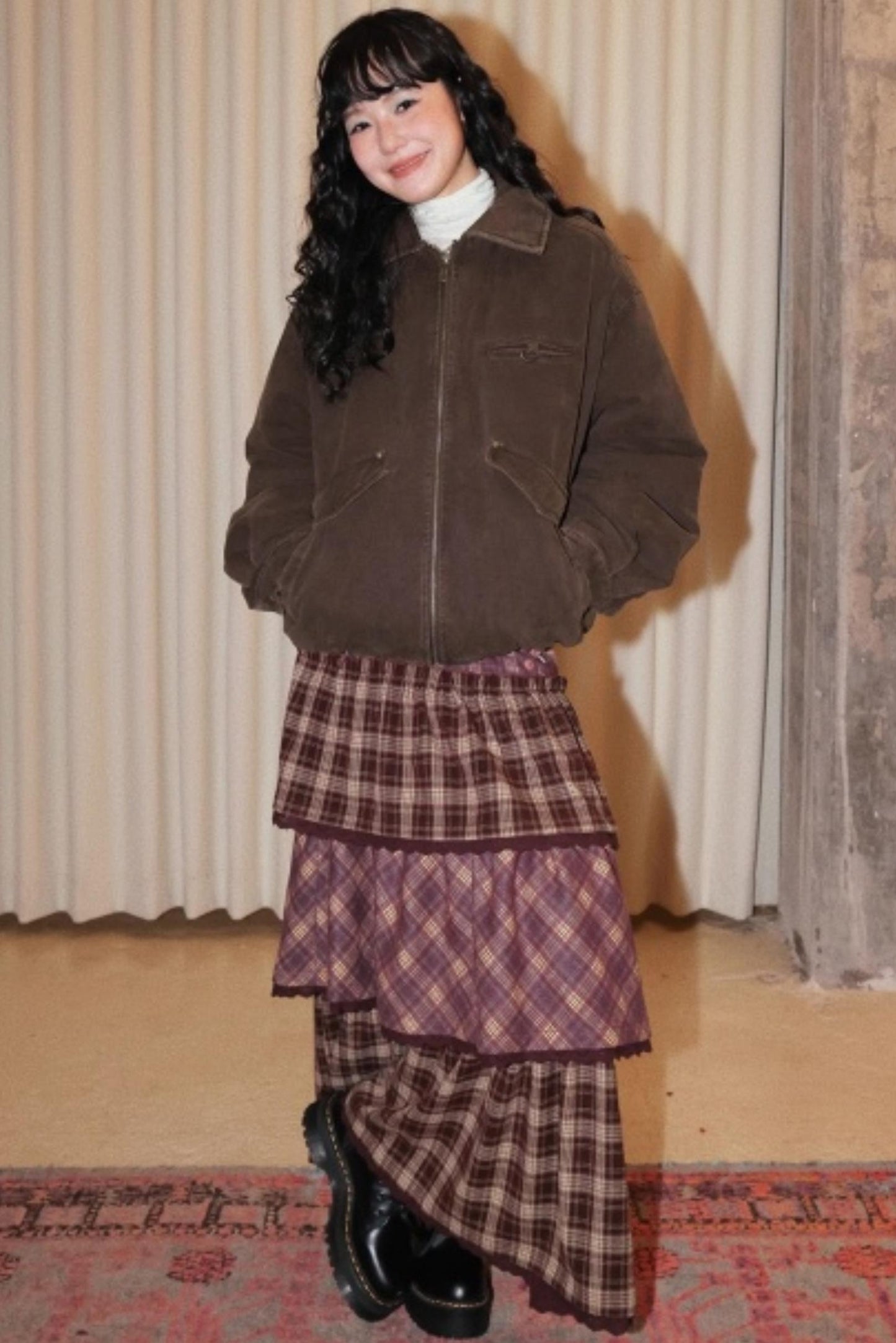 Caramel Hazelnut Lace Skirt