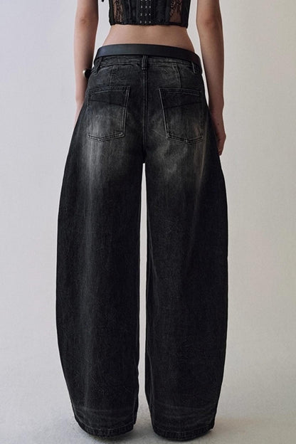 Straight Leg Gradient Scimitar Jeans