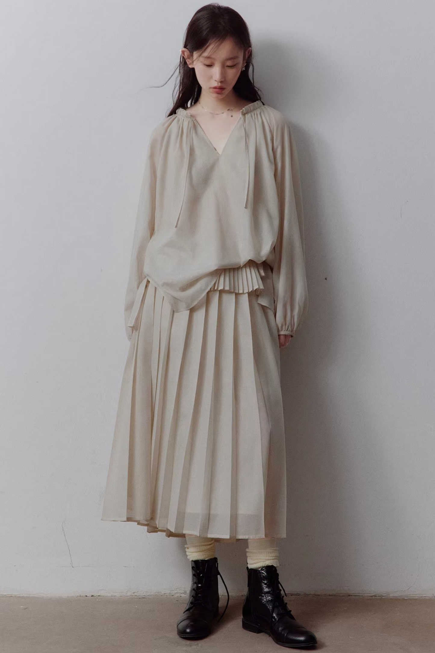 Apricot Gray Sunscreen Cover-Up