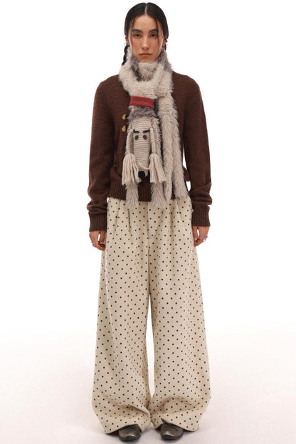 Mohair Wool Puppy Scarf