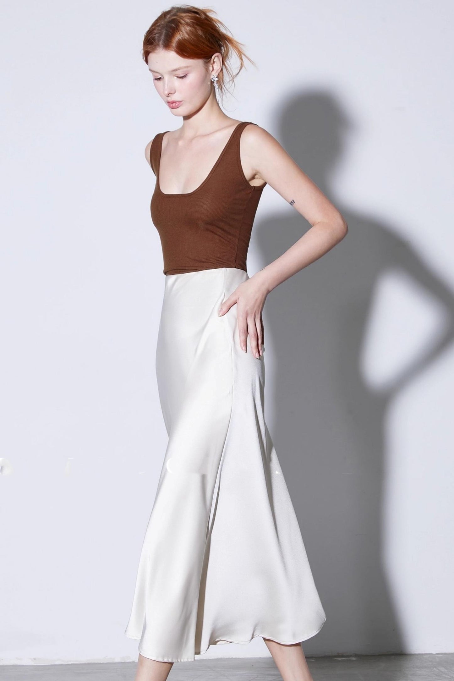 Front and Back High Crater Strip Knit Vest