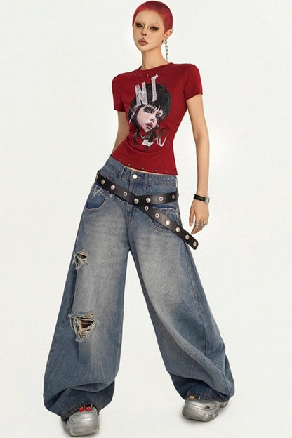 Punk Shoulder T-Shirt