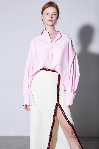 Autumn Classic Architecture Silhouette Shirt