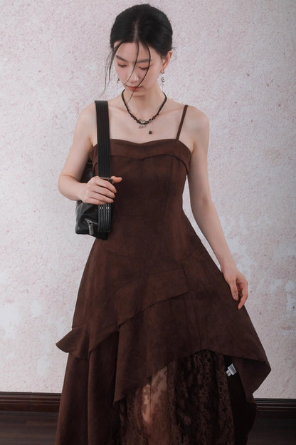 Layered Lace Paneled Sundress
