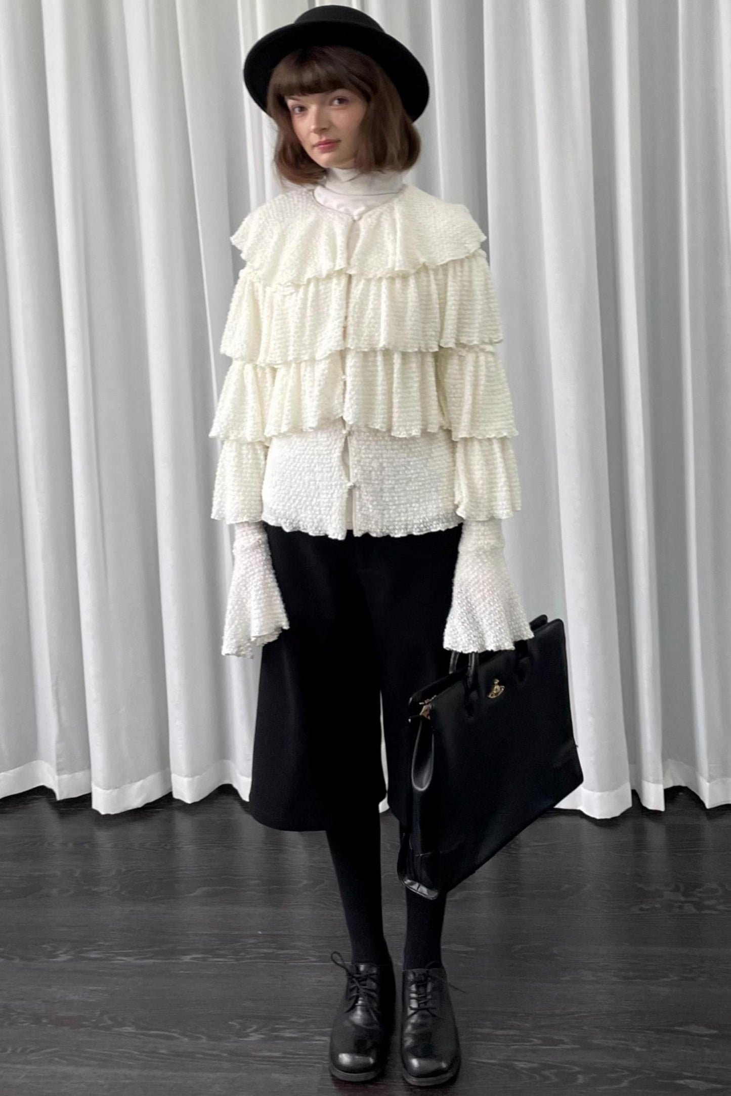 Autumn White Knit Cardigan