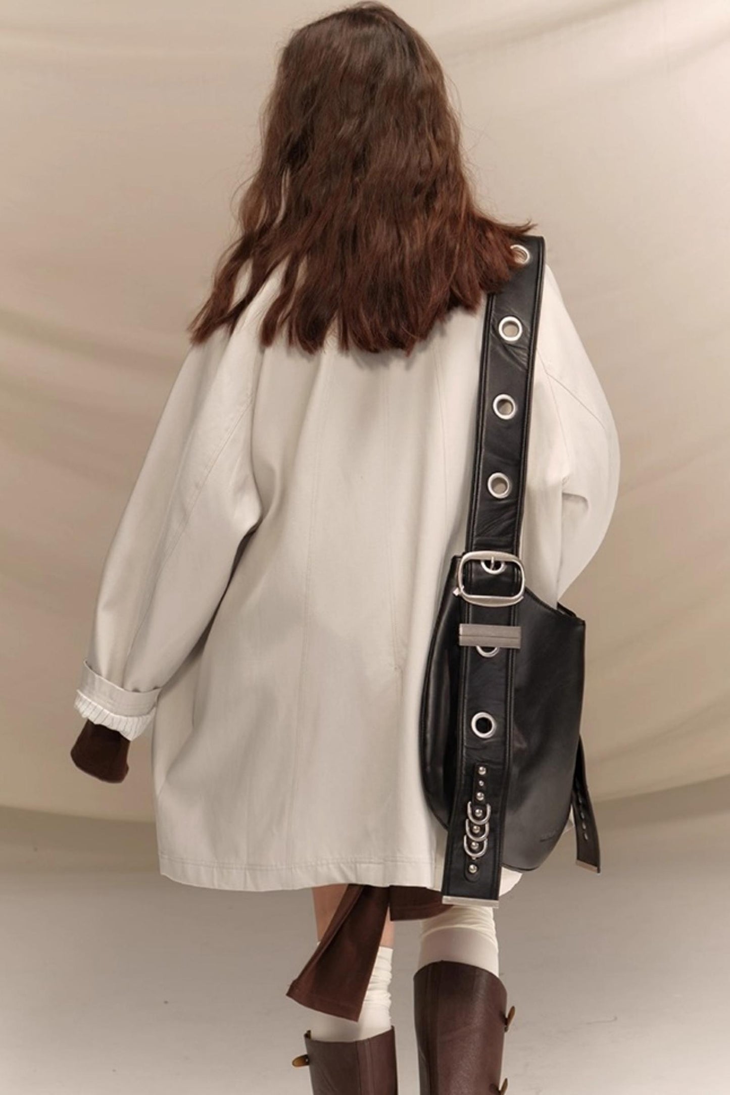 Amber Ginkgo Trench Coat