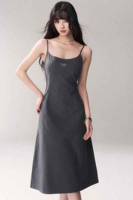 Retro Pure Cotton A-Line Dress