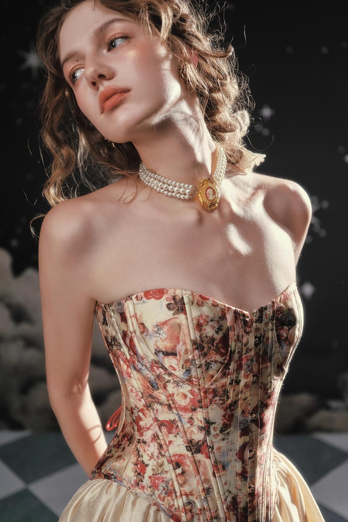 Noble Lace Pearl Accessories Set-Up