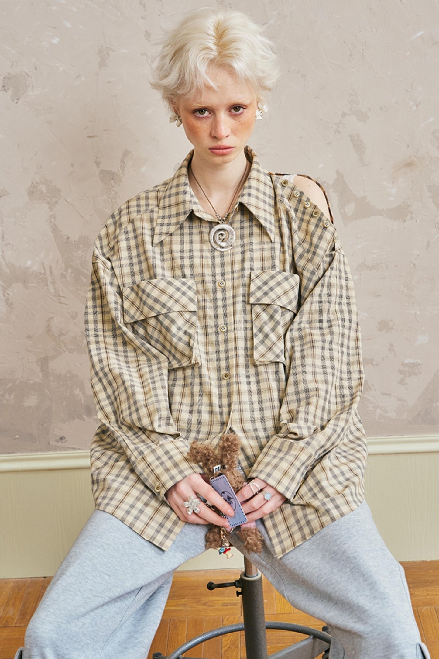 Layered Check Shirt