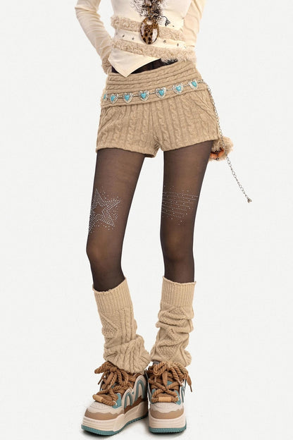 Pure Desire Knitted Shorts