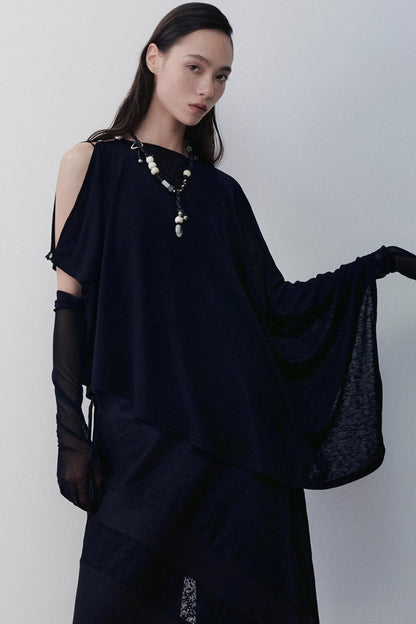 Unique Heart Beaded Glass Necklace