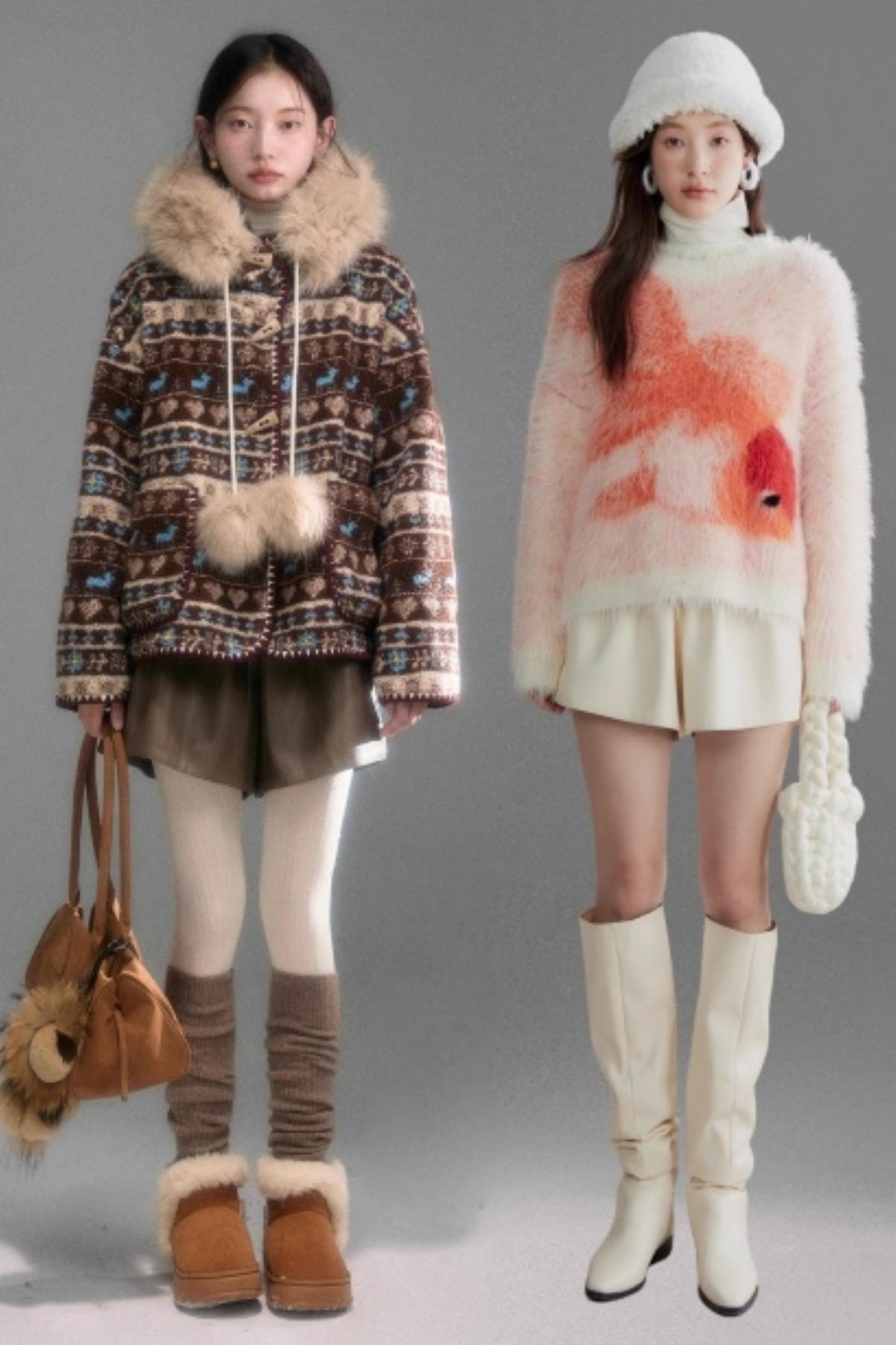 Spicy Coffee Leather Shorts