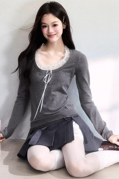 Spring Mist Knit Top