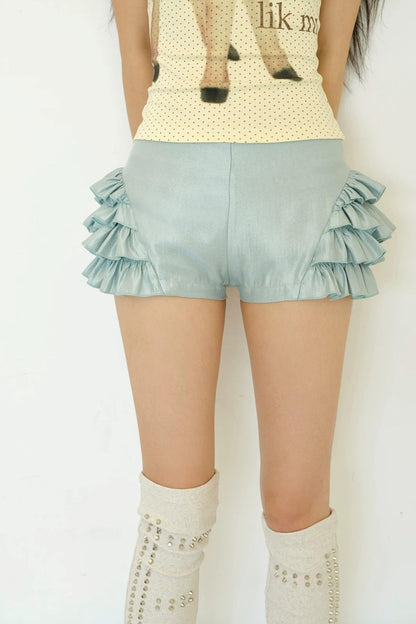Ruffle Lace Bud Shorts