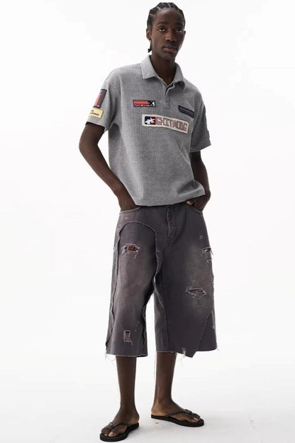 Exitmode Badge Short-Sleeve Polo Top