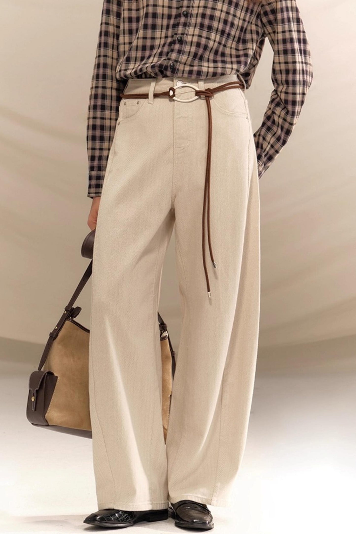 Twilight Apricot Twill Trousers