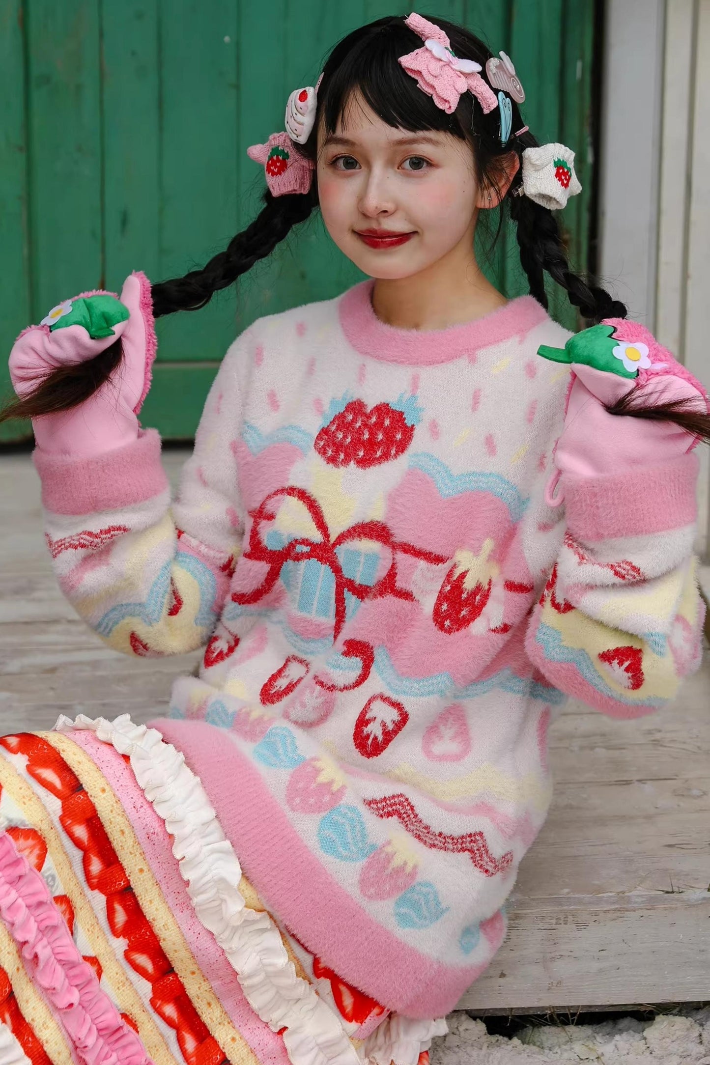 Strawberry Mink Sweater