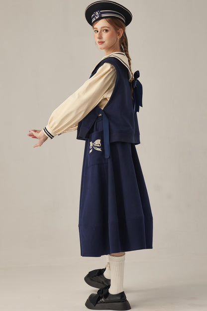 Elegant Floral Midi Skirt