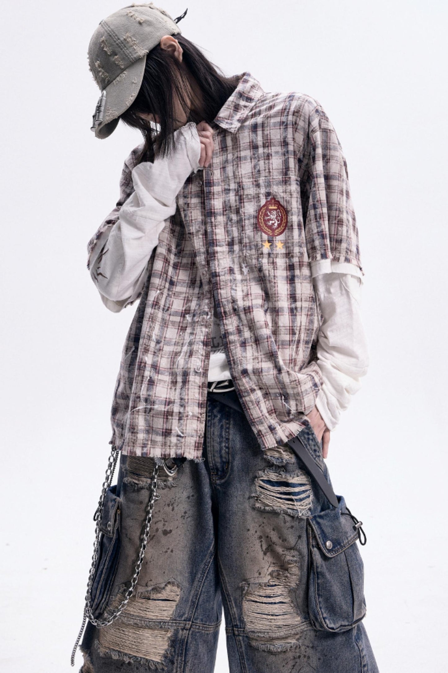 Patchwork Polo Shirt