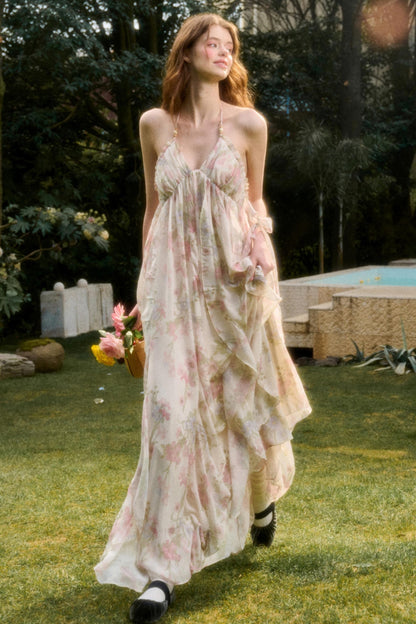 Garden Art Maxi Dress