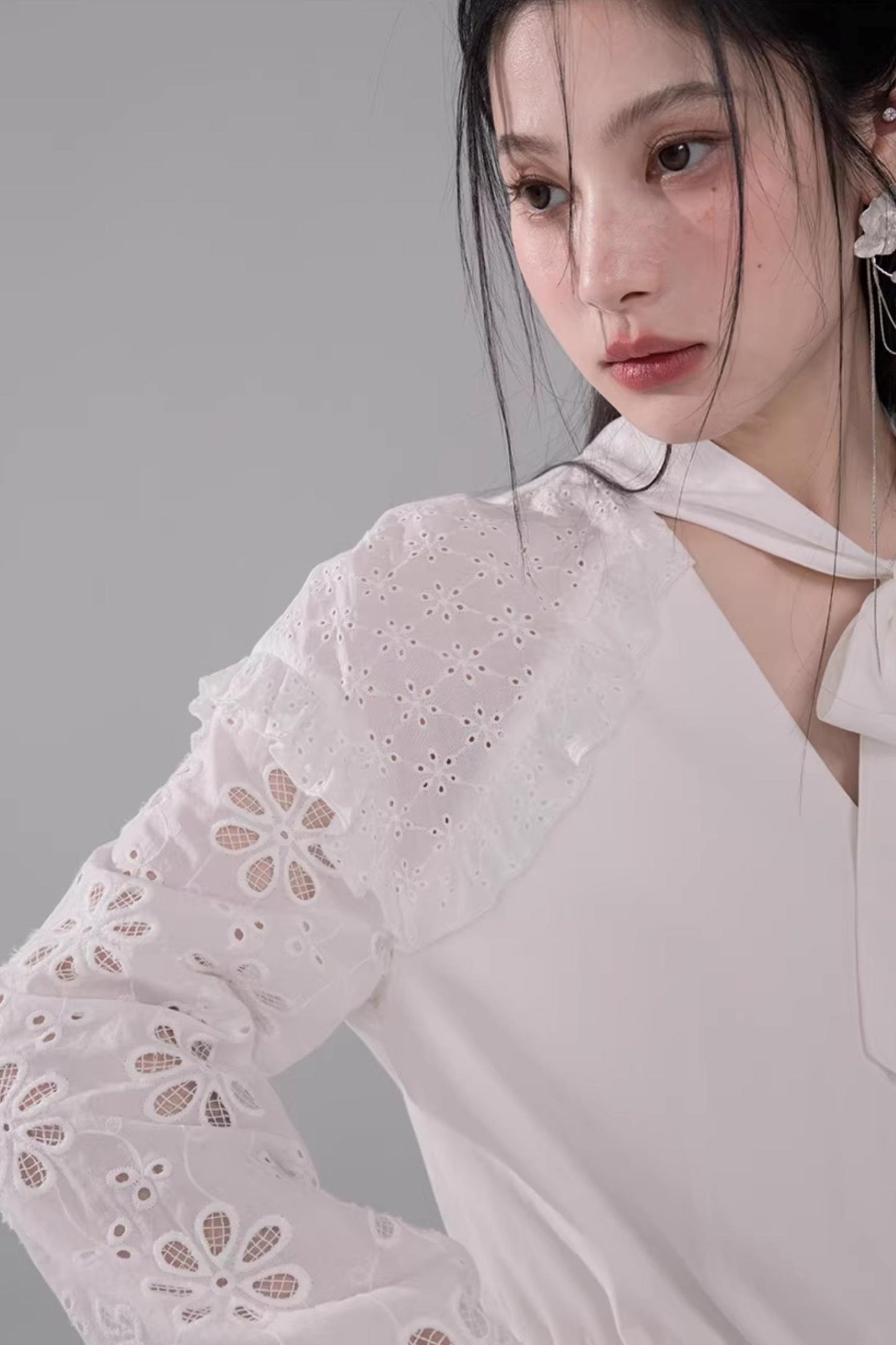 Holiday Lily-Of-The-Valley Dress