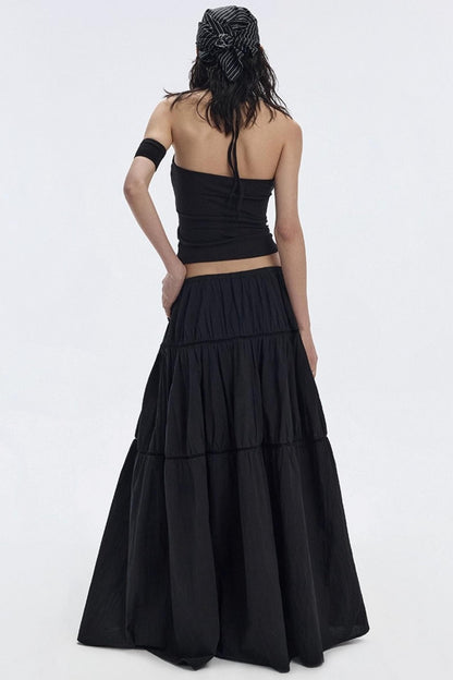 Black Design Tower Skirt