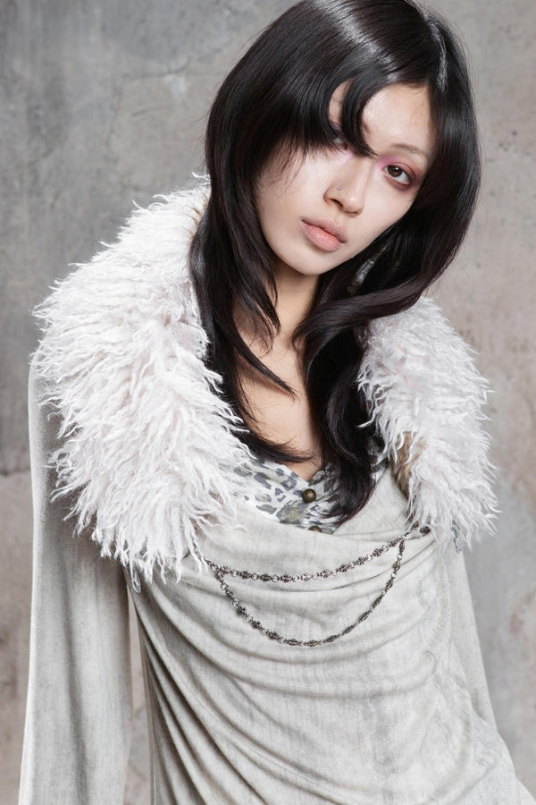 Fur Collar Scarf