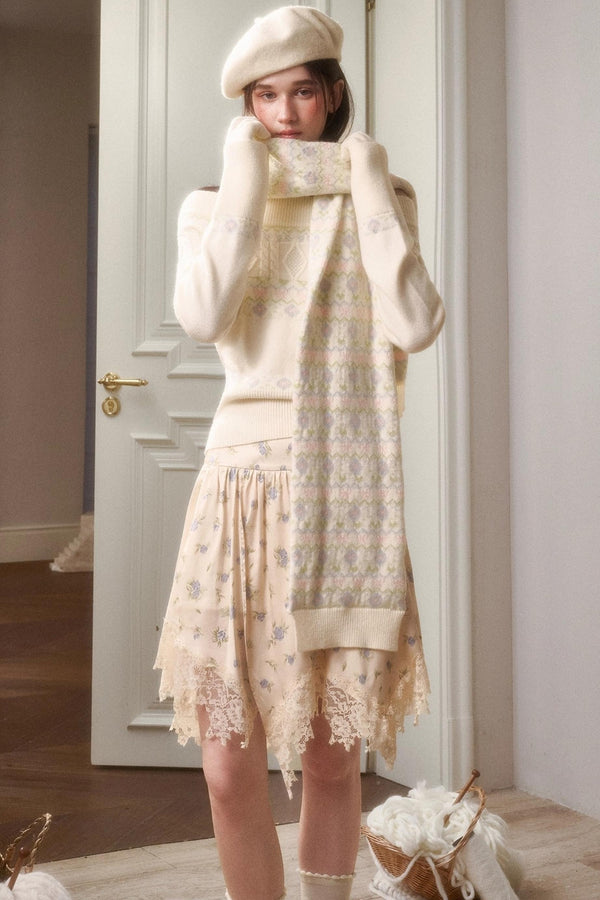 Fresh Floral Skirt Set-Up