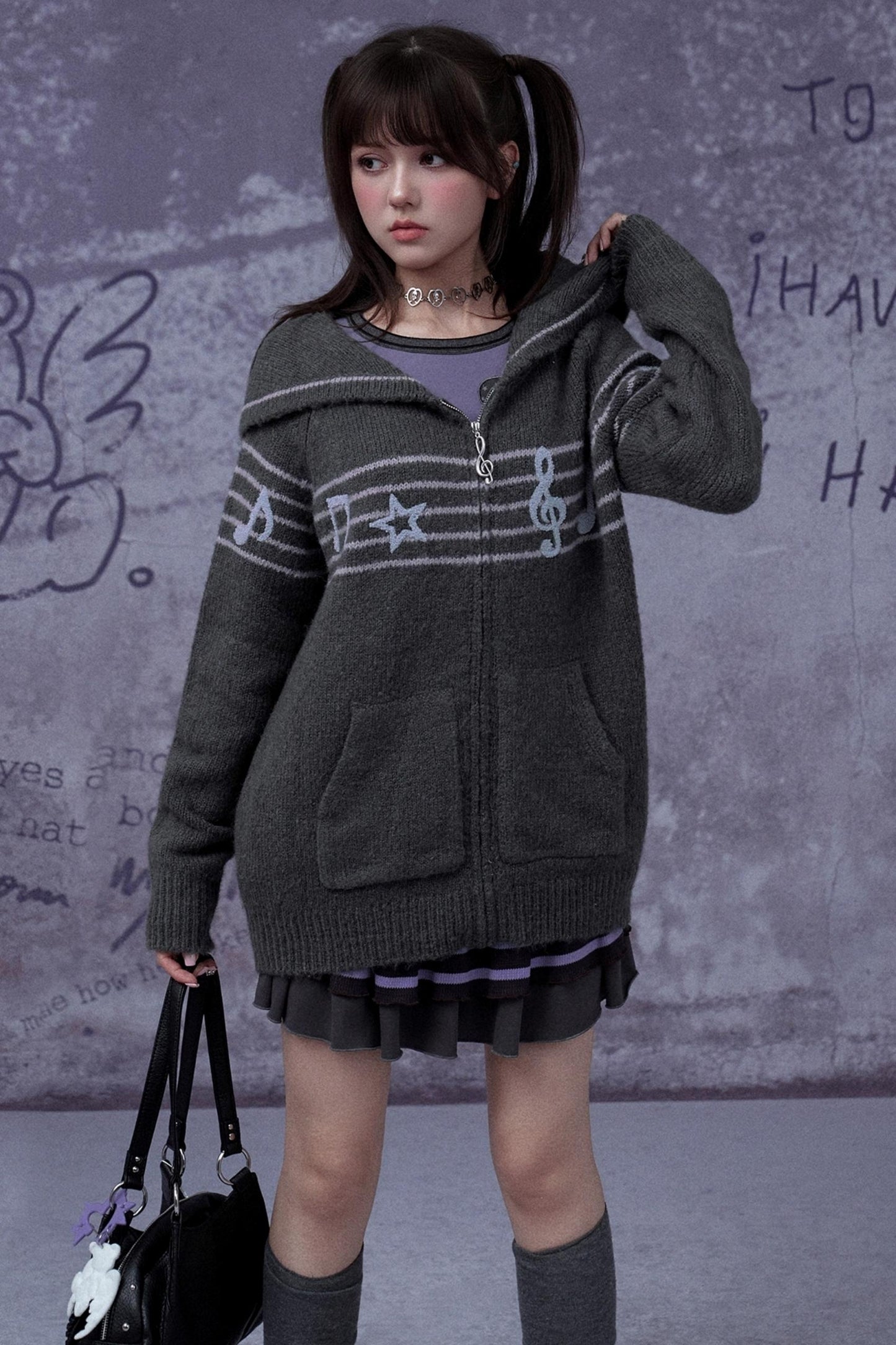 Sweet Cool Lapel Sweater