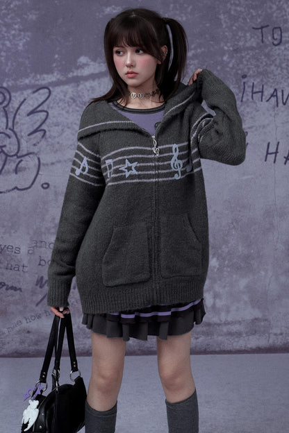 Sweet Cool Lapel Sweater