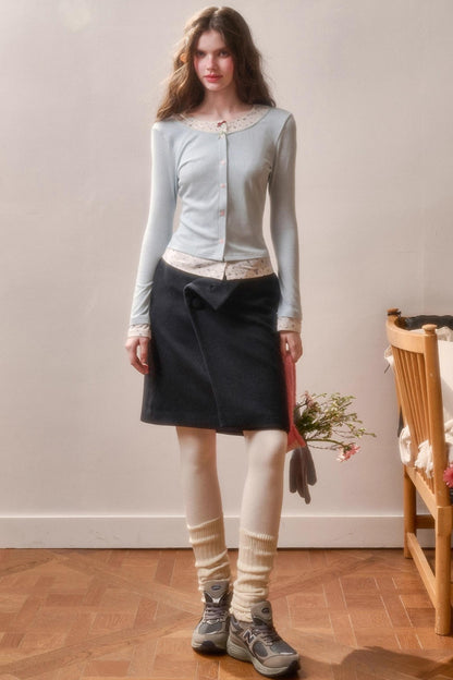 Fluffy Woolen Warm Skirt