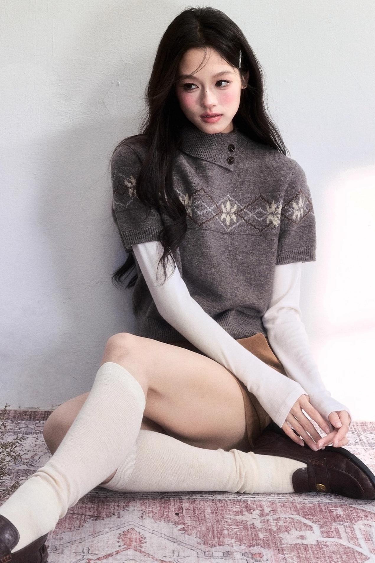 Vintage Fair Isle Knit Sweater