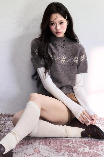 Vintage Fair Isle Knit Sweater