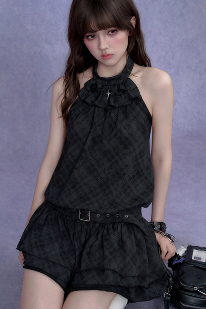 Vintage Halter Neck Dress