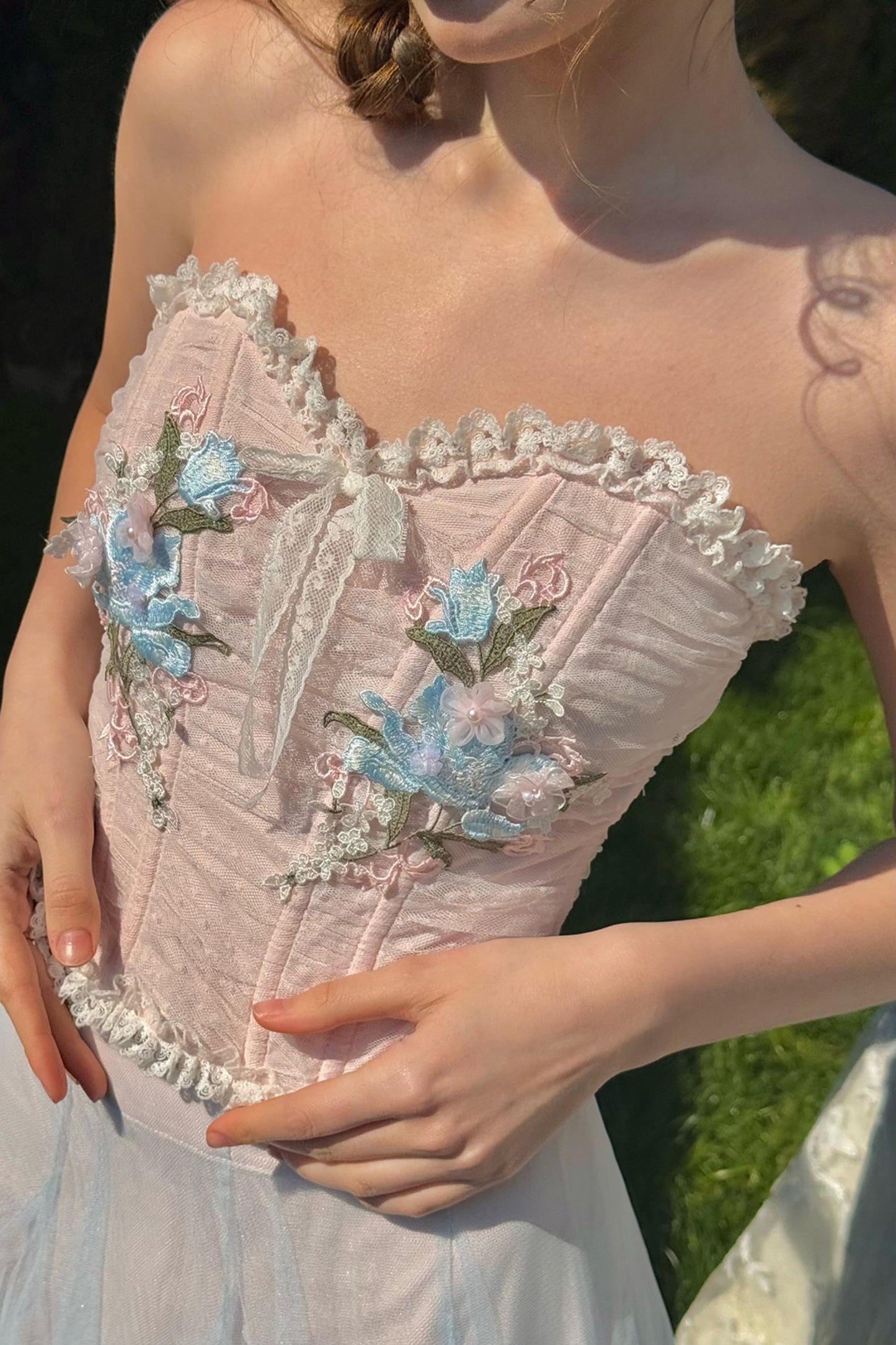 Blue Lily Bustier Set-Up