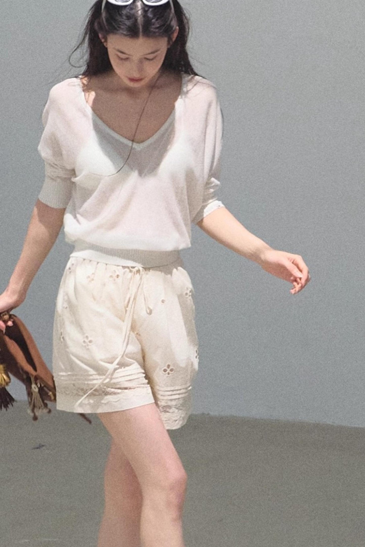 Distant Tenderness Knit Camisole Set