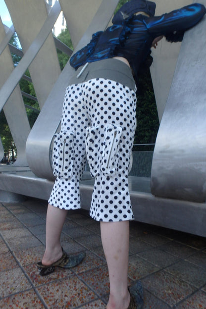 Front Polka Dot Pants