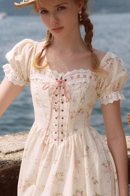 Herringbone Corset Dress