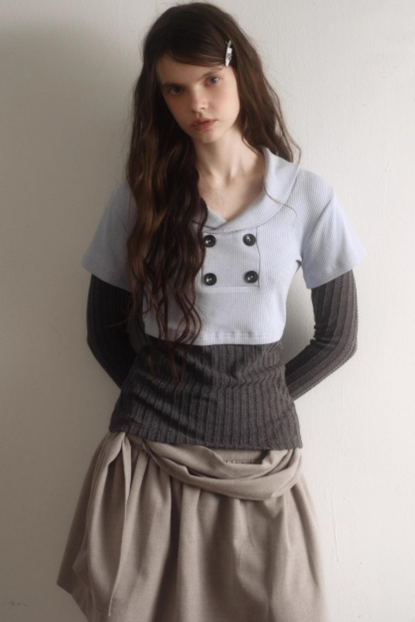 Vintage Sailor Knit Top