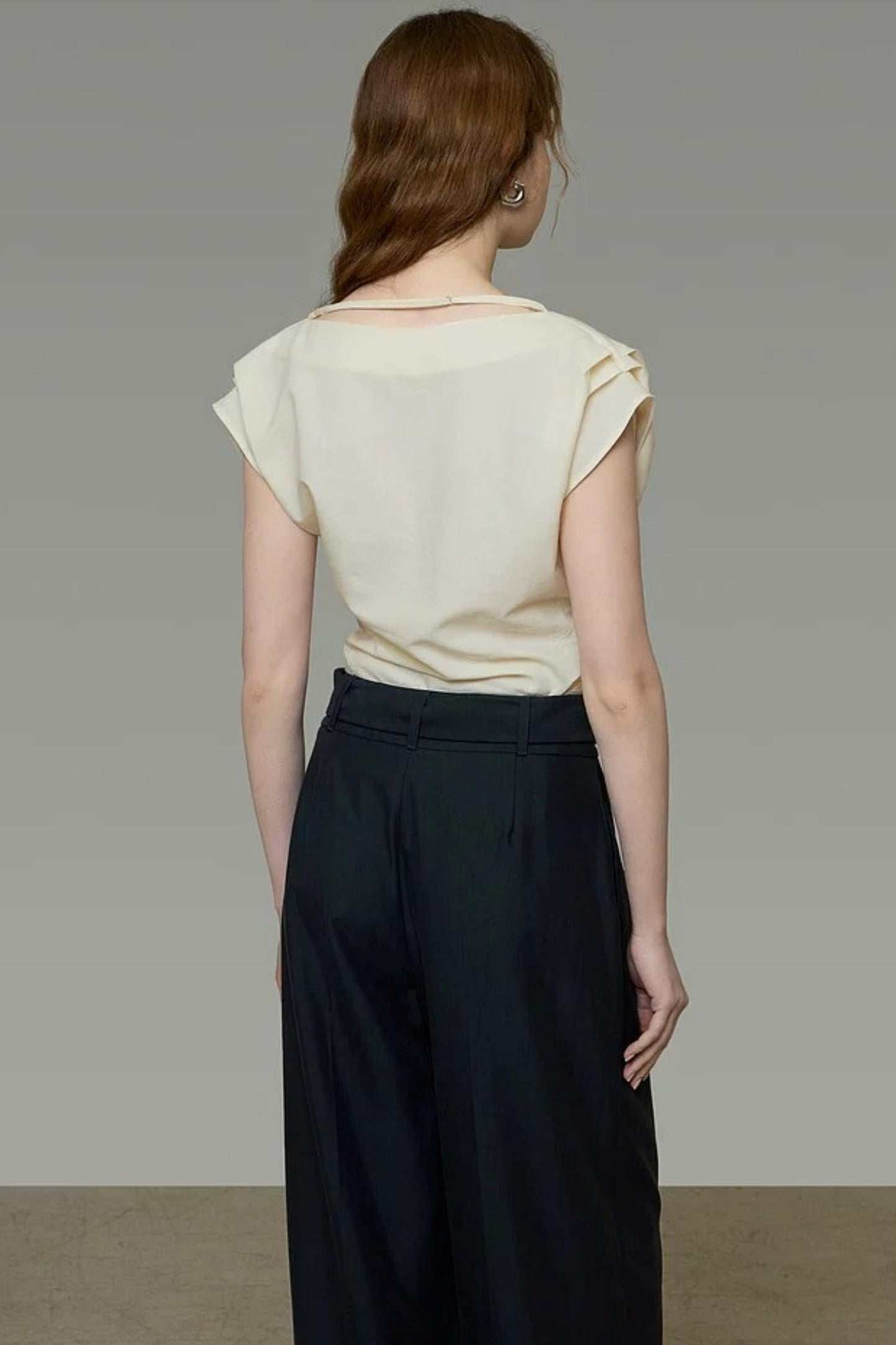 Flowing Collar Blouse