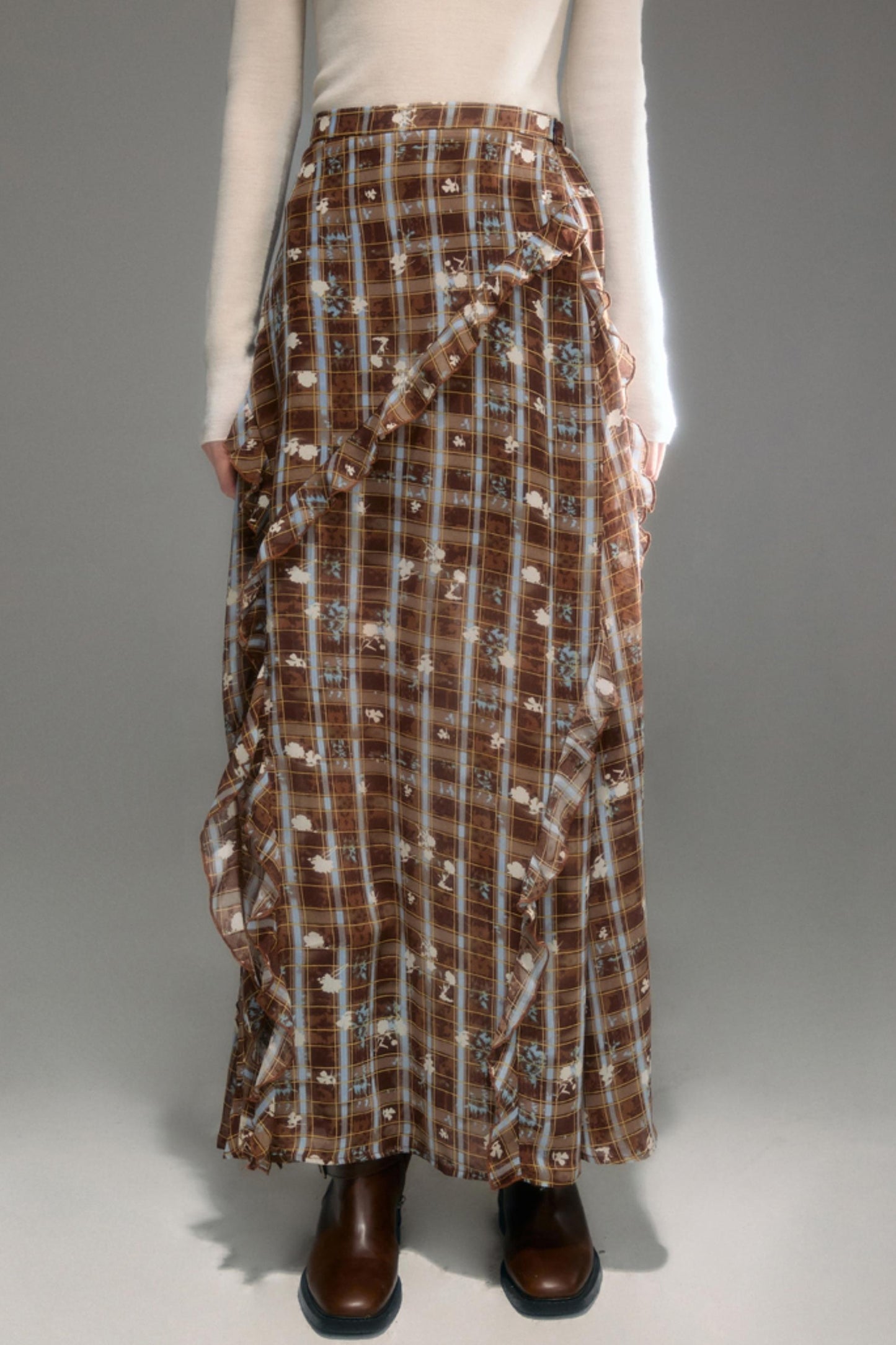 Wilderness Vintage Floral Print Skirt