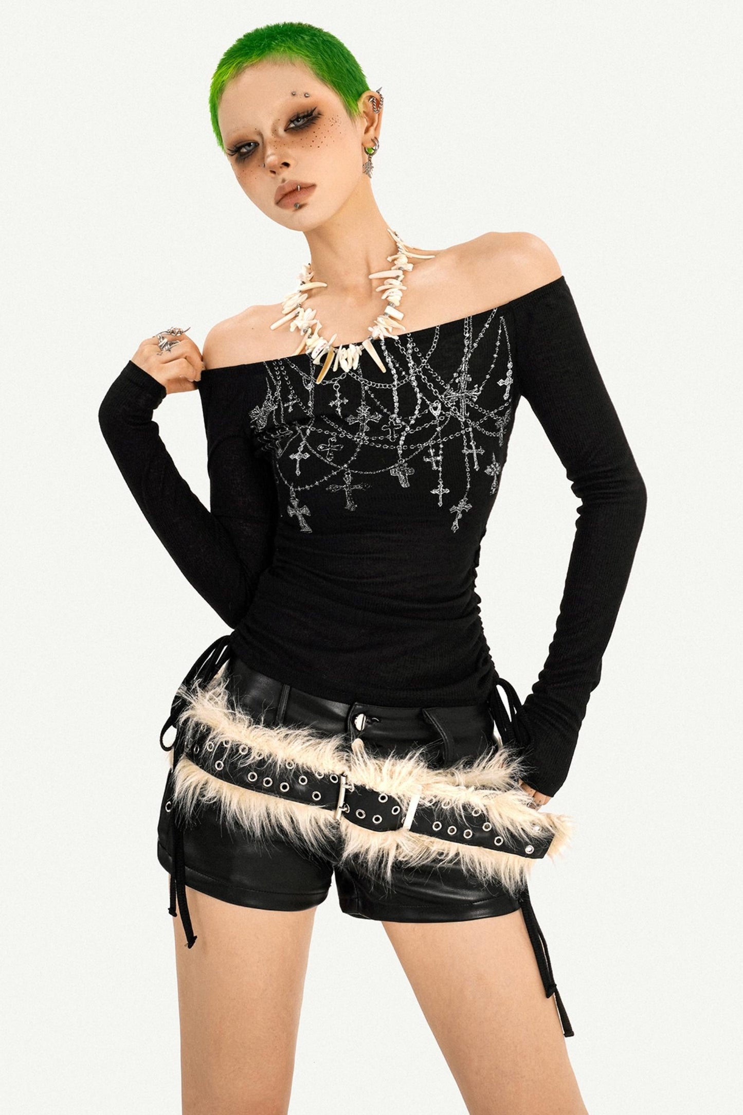 Autumn Drawstring Slimming Top