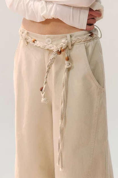 Distressed Washed Cargo Pants