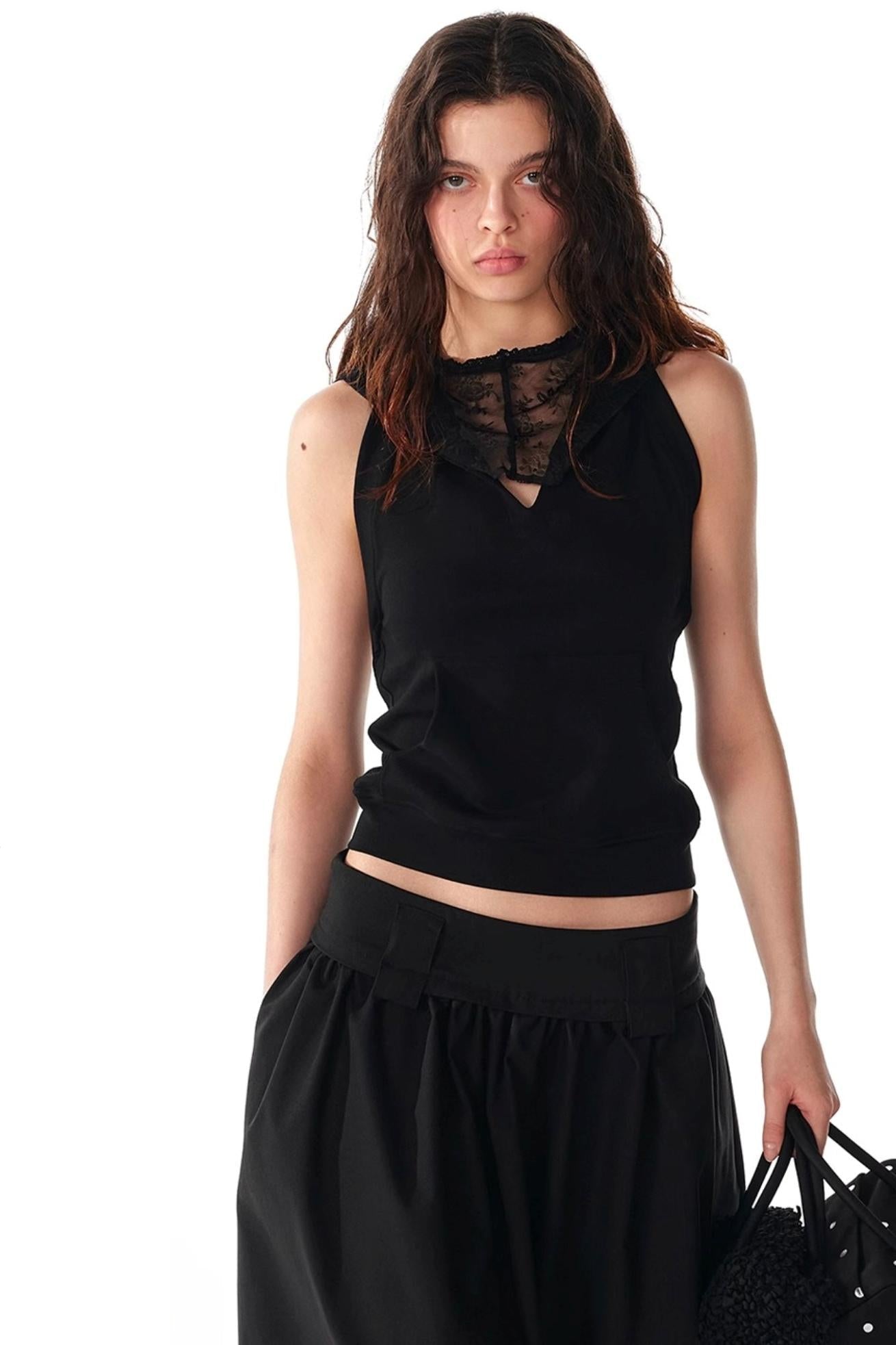 Fashionable Backless Tank Top