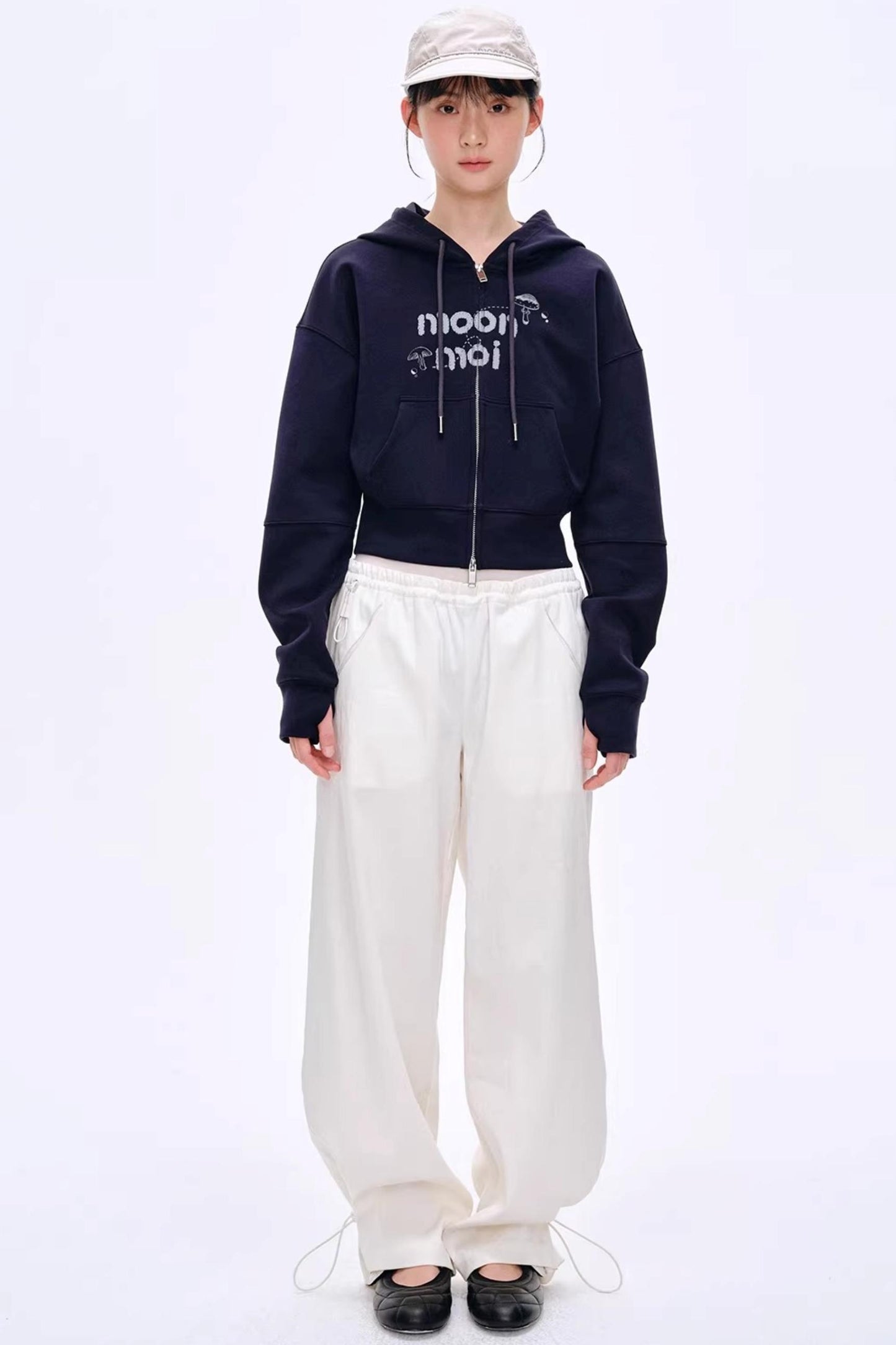 Lyocell Color-Block Pants